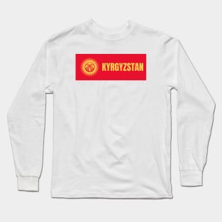 Kyrgyzstan Flag Long Sleeve T-Shirt